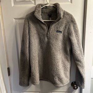 Patagonia Half Zip Pullover, Size Large, Gray, Great Condition!